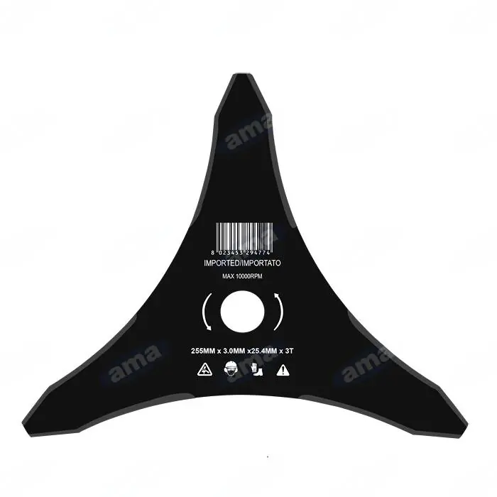 Kup Teď Třízubý nůž ke křovinořezu 255x25,4x3mm