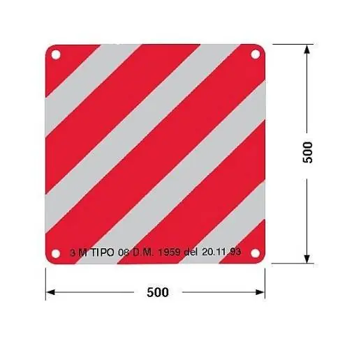 Akční Nabídka Zadní odrazový panel 500x500 mm