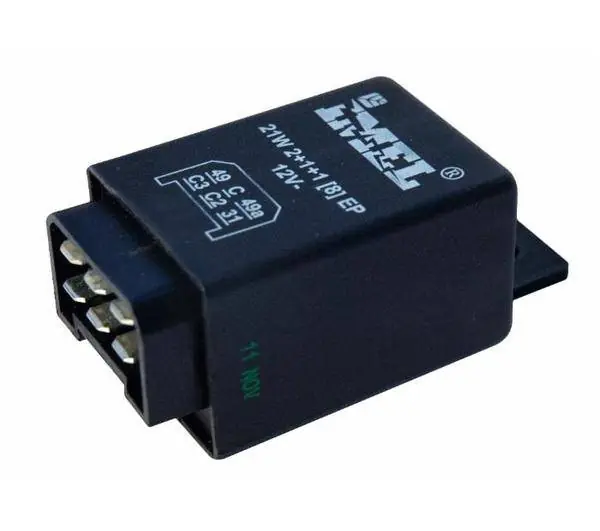 přerušovač blinkrů 12V, 4x21/8x21W, 6 vývodů Výhodná Nabídka