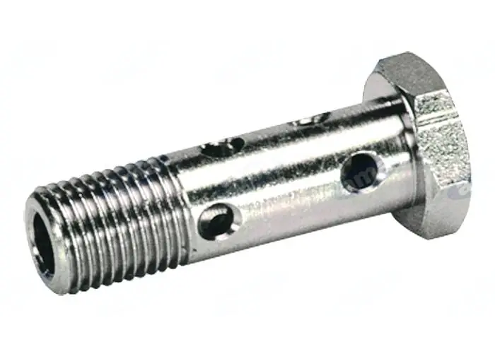 Průtokový šroub dvojitý 1/4" / 48,5 mm Vrácení Zdarma