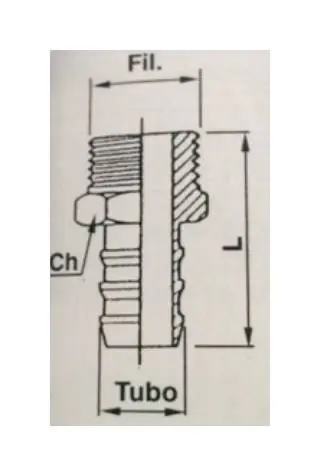 Akční Cena přímá koncovka 3/8"-3/8"