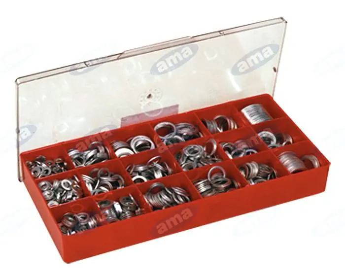 Sada hliníkových těsnících kroužků 6-27x1,5 mm Pouze Dnes