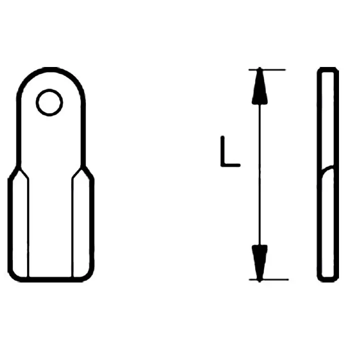 Nůž mulčovací 150mm, 60x10 Sezónní Sleva
