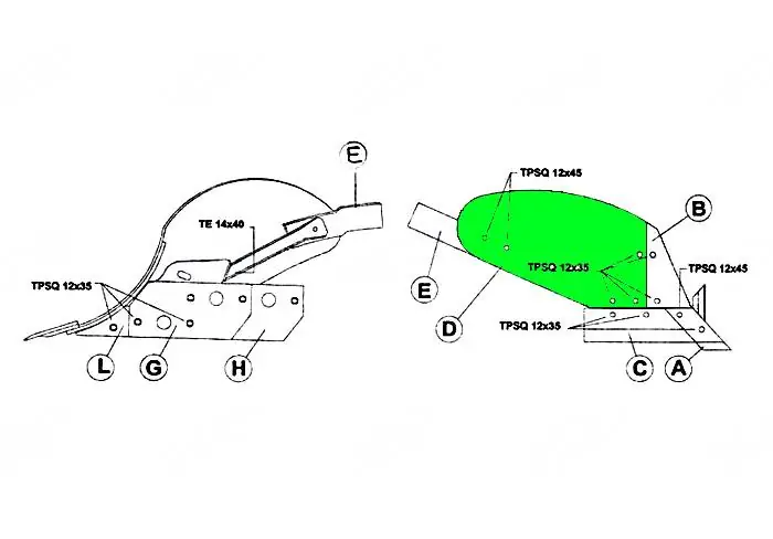 Horká Nabídka MOULD BOARD RH