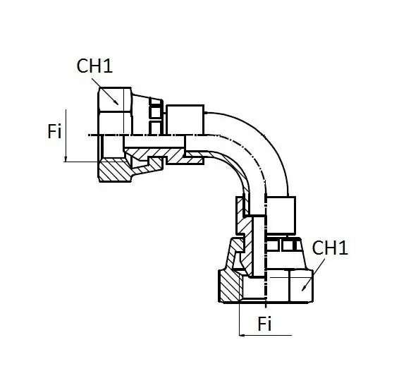 Závitová redukce BSP 90° samice/samice 3/8" Akce