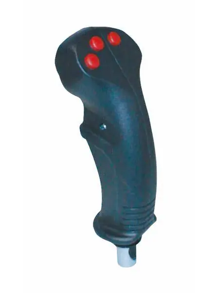 Novinka 2 tlačítkový ergonomicky tvarovaný joystick, bezp. tlač...