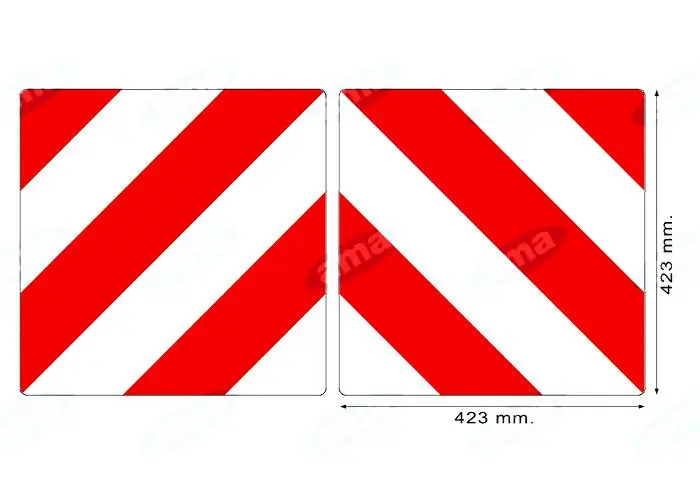 Must-Have Odrazový panel pro zemědělskou techniku 423x423 mm