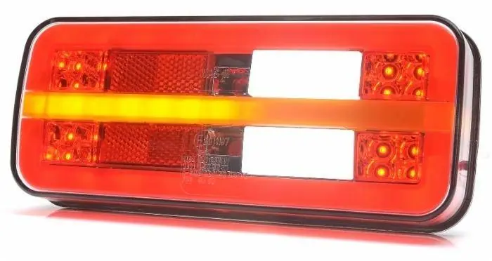 Autentický 12V LED zadní světlo s pohyblivým blinkrem