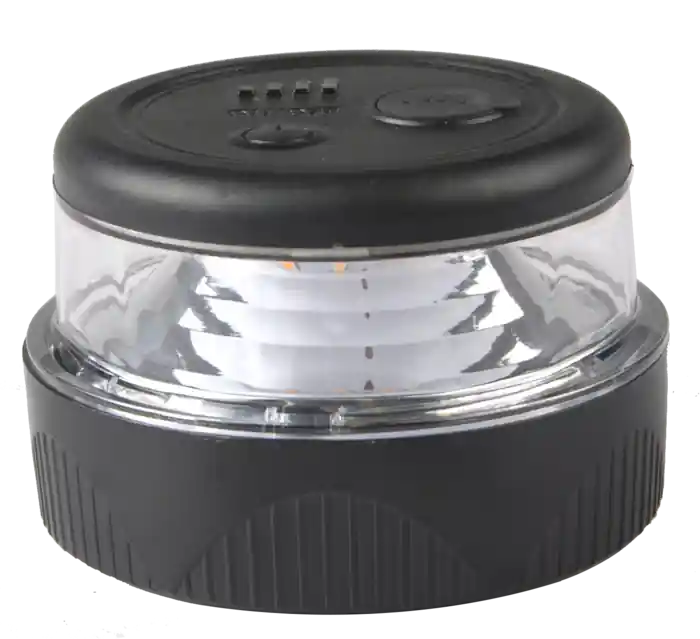 Dobíjecí mini LED maják 12-24V, magnetický Cenová Bomba