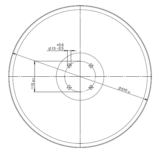 Aktuální Disk hladký vydutý 510/4,5mm vhodný pro Pöttinger