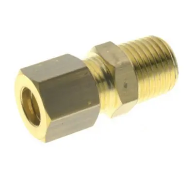 011-3812 - Mosazná přípojka 12mm s vnějším R3/8" závitem Autentický