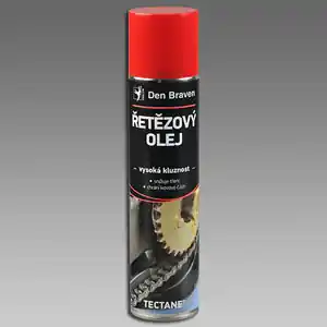 DEN BRAVEN TECTANE Řetězový olej-spray 400 ml Vysoká kluznost, chrání kovové části Vrácení Zdarma