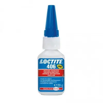 LOCTITE 406/20g Vteřinové lepidlo na špatně lepitelné plasty LOCTITE Finální Výprodej
