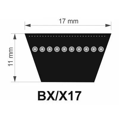 Akční Cena Barum 17x1430 Lw/ 1390 Li BX řemen klínový