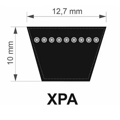 Sleva TB 12,7x1730 Lw/ 1748 La XPA řemen klínový