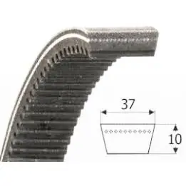 Simplabelt 37x10x1000 Li - DIN 37x10 řemen variátorový řemen klínový Zlevněný