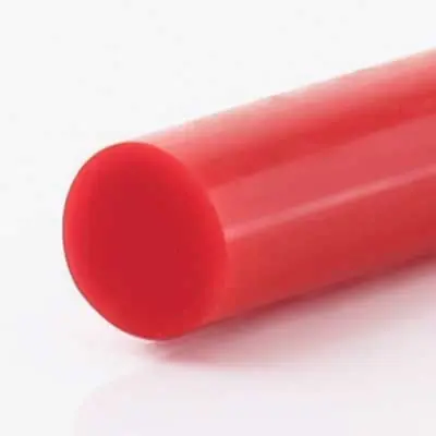 Metráž PUR 5mm 90A Red kruhová, hladká Časově Omezené