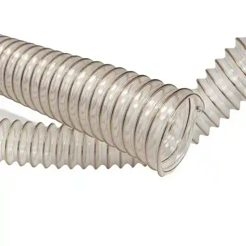 DL PLAST 110 WIRE TPU-R - Hadice pro odsávání abrazivních suchých materiálů (-40/+90°C) Poslední Šance