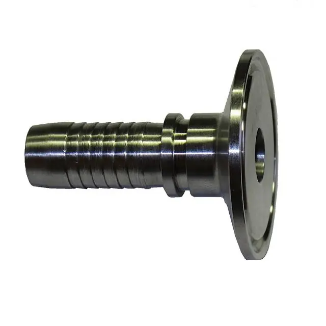 Akční Cena CLAMP 316L, TRN SE ZÁMKEM DIN 2817 - zářezný trn 13 mm (1/2") hrdlo, Clamp 34 mm,16 Bar, (Ra<0,8 um)
