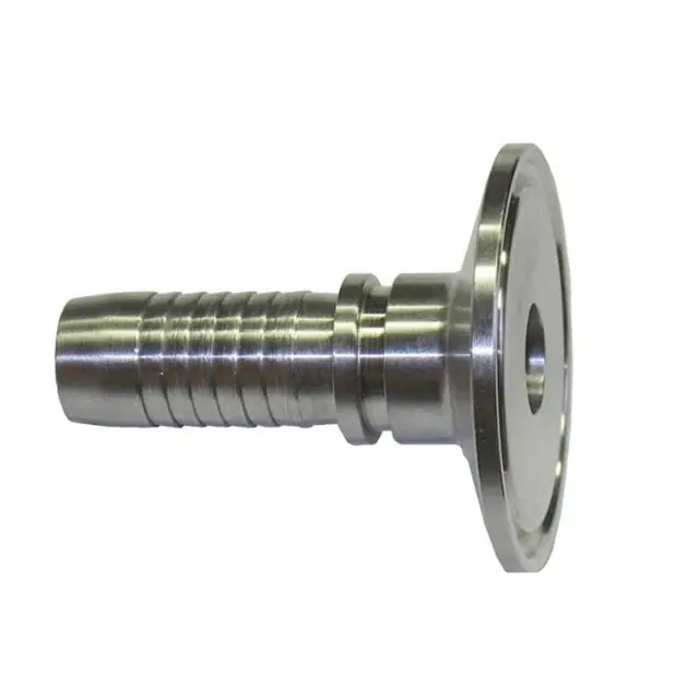 Nízká Cena CLAMP 304L, TRN SE ZÁMKEM DIN 2817 - zářezný trn 10 mm hrdlo Clamp 34mm,16 Bar, Ra<0,8 um)