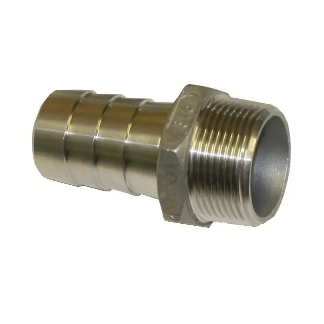 Jen Po Omezenou Doba HADICOVÝ TRN AG SS-316 ZÁŘEZNÝ NEREZ - trn 19 mm vnější z. AG 3/4", 20 Bar (-25°/+180°C)