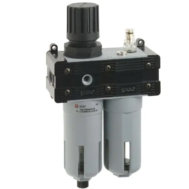 Nová Kolekce AIGNEP T100 - Filtr+Regulátor+Lubrikátor- IG 1/4, 20 mikrónů, 0-12 bar, S/M, FR+L1
