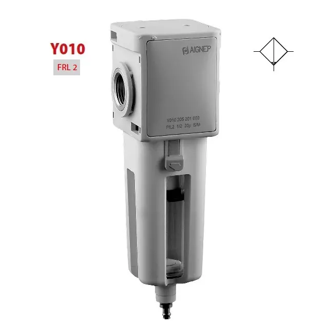 AIGNEP Y010 EVO FILTR SIZE 2 - IG 3/8" - filtr FRL2 /20 µm/ 4100 L/min, Exh. vakuový Levný