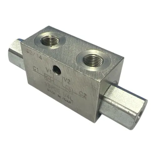 Ověřený Zámek hydraulický dvojčinný G1/2" (VBPDE 1/2" L)