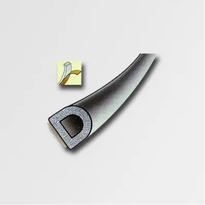 Pouze Dnes Těs. D-list 21x17 samolepící expandované černé EPDM