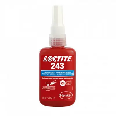 Novinka LOCTITE 243/50ml Zajišťovaní šroubů střední pevnost LOCTITE