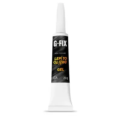 G-FIX LEPÍ TO DRŽÍ TO gel 20g kyanoakrylátové lepidlo Hit Sezóny