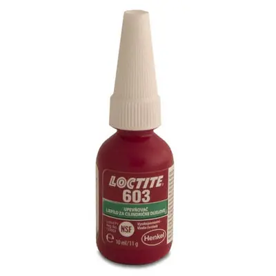 LOCTITE 603/10ml Upevňování válcových dílů, vysoká pevnost, 0,10mm LOCTITE Nejprodávanější