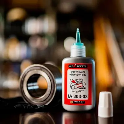 Nová Kolekce HF MARKET IA 303-03/50g Upevňování válcových dílů (lepení ložisek) do spáry 0,3 mm