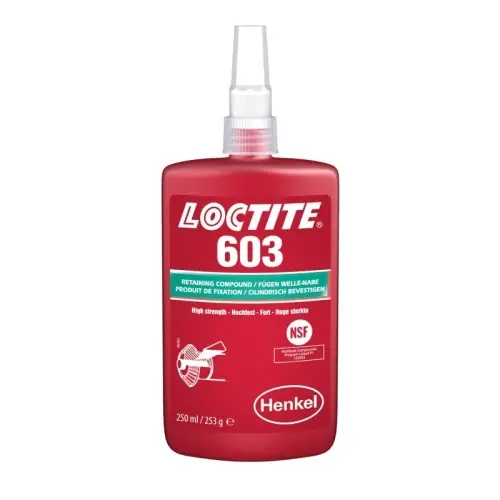 Nová Kolekce LOCTITE 603/250ml Upevňování válcových dílů, vysoká pevnost, 0,10mm LOCTITE