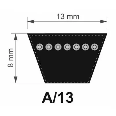 Must-Have SteigenTech 13x1330 Lw/ 1300 Li A 51" řemen klínový
