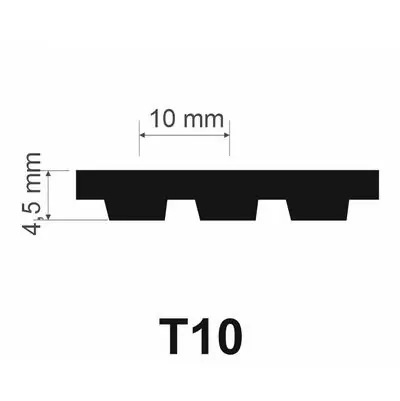 Pouze Dnes SteigenTech T10-1100 ozubený řemen polyuretanový
