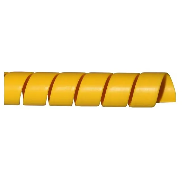 Víkendová Akce 20/25 SPIRALINA YELLOW HDPE - ochranka na kabely a hadice, -60/+100°C, žlutá, UL94 74° ShA