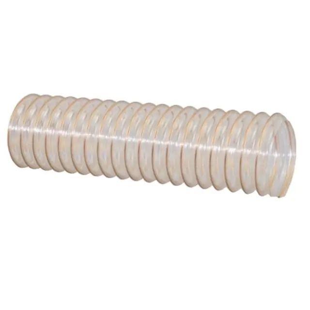 ESPIROFLEX 127/132,4 Flexadur PU-2M FOOD - Hadice pro odsávání mírně abr. mat., odolná hydrolýze (-35/+85°C) EU 10/2011, (0.7mm) Vysoce Kvalitní