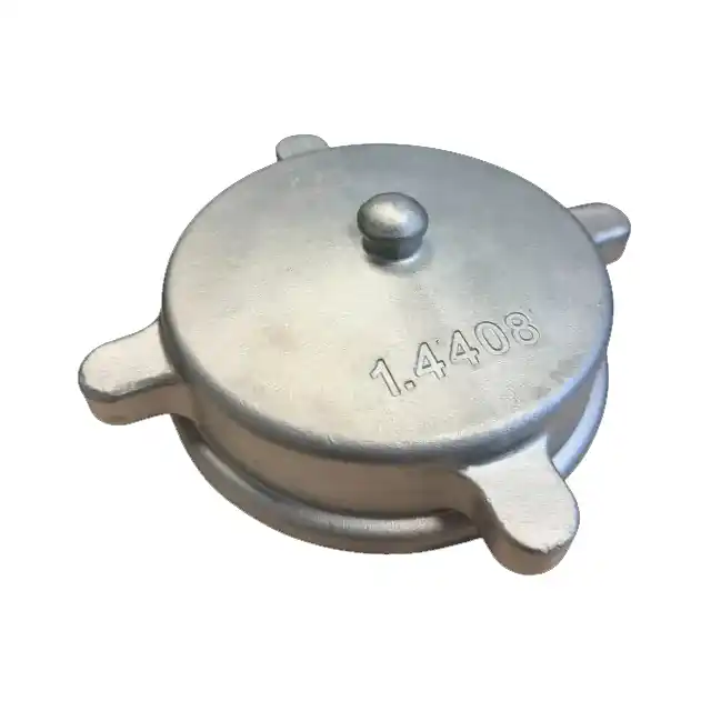 Kup Teď VAGONOVÉ VÍKO IG 4C/ NEREZ - vnitřní závit (Wv) 5.1/2" - DIN.11, 4 čepy