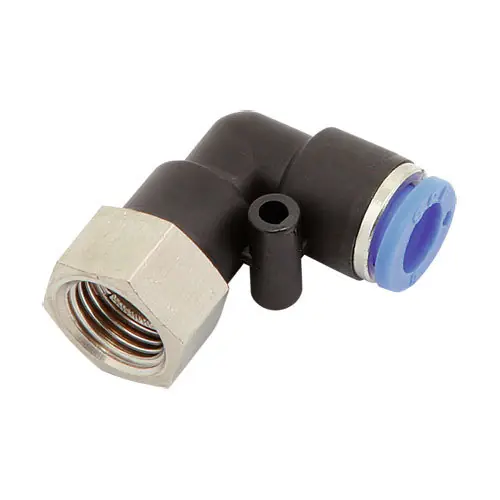 Nová Kolekce PLF-146 L-spojka 6x1/4" vnitřní z. Spojka úhlová s válcovým (trubkovým) závitem