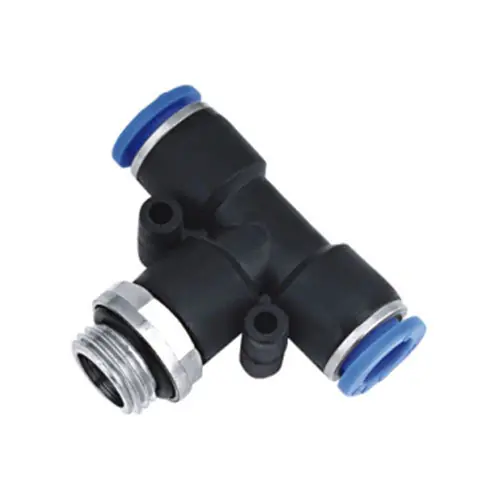 PTGT-386 T-spojka PU6 s odbočkou G3/8" T- spojka se závitovou odbočkou Nová Kolekce