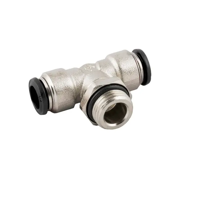 50216-8-1/4" T-spojka PU8 s odbočkou G1/4" T- spojka se závitovou odbočkou Super Cena