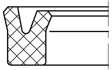 Dichtomatik 70x80x5/6 MA25 AU95 manžeta univerzální Rychlé Dodání