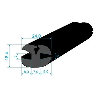 00597010 profil do oken 18,4x24/5/5mm Pouze Dnes