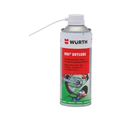 Nakupujte Hned WÜRTH HHS DRYLUBE (HHS 100)- Suché syntetické mazivo s PTFE odolné odstředivým silám, 400ml