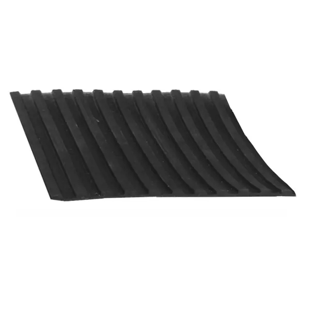 ZENITH RUBBER GM 2Z - ČERNÁ - Rýhovaná pryžová podlahovina SBR 65°ShA, 3x1200 mm (-30°/+70°C) Sleva