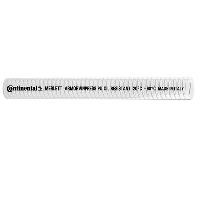 MERLETT 12/18 PETROTEC METAL PU - 12,0 mm tlaková a sací hadice pro ropné produkty, -20/+90°C, 16 bar, FDA Nejprodávanější