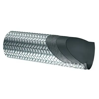 Časově Omezené 10/17 TU40 INOX - nerez oplet, hadice pro oleje