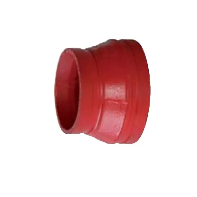 Hit Sezóny BETON RED REDUKCE 5" - 4" - ocelolitinová koncovka 139,7 - 114,3 mm, lakovaná - červená