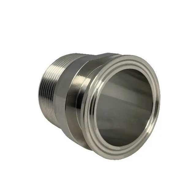 Super Cena CLAMP AG BSPP/316L 25 BAR - vnější závit BSPP AG 1.1/4" hrdlo Clamp 50,5, DN32, DIN 32676
